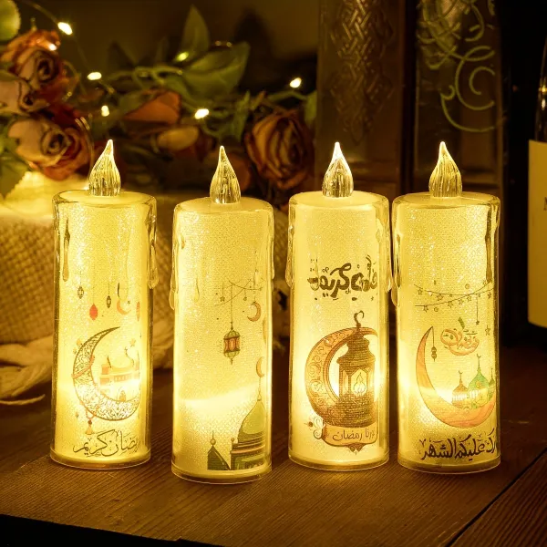 LED Ramadan Candle Lamp Lights (1 pc)